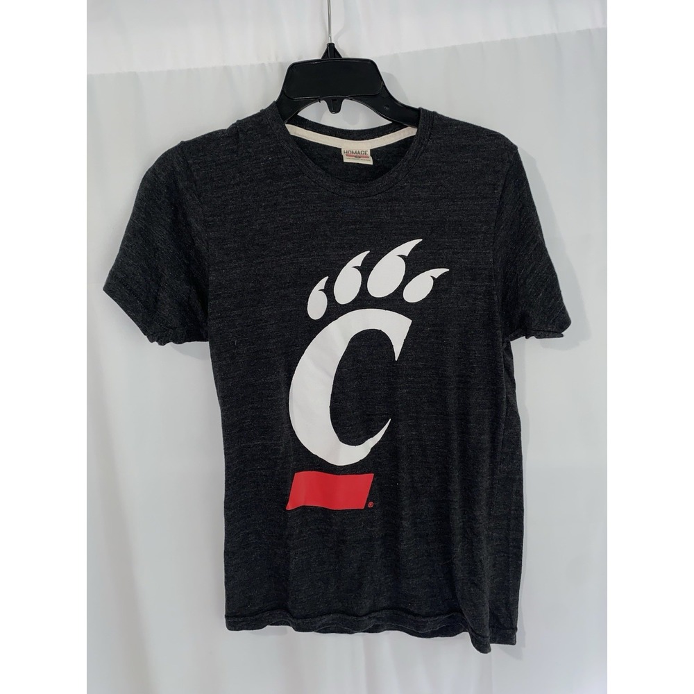 Homage University‎ of Cincinnati Bearcats C Paw T Shirt Small